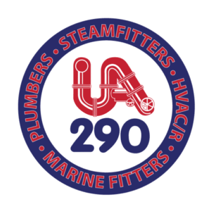 United Association Local 290 Logo - Plumbers, Pipefitters, HVAC/Refrigeration